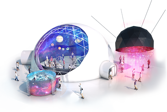 Polidomes Cylinder 360 Immersive Multimedia Video