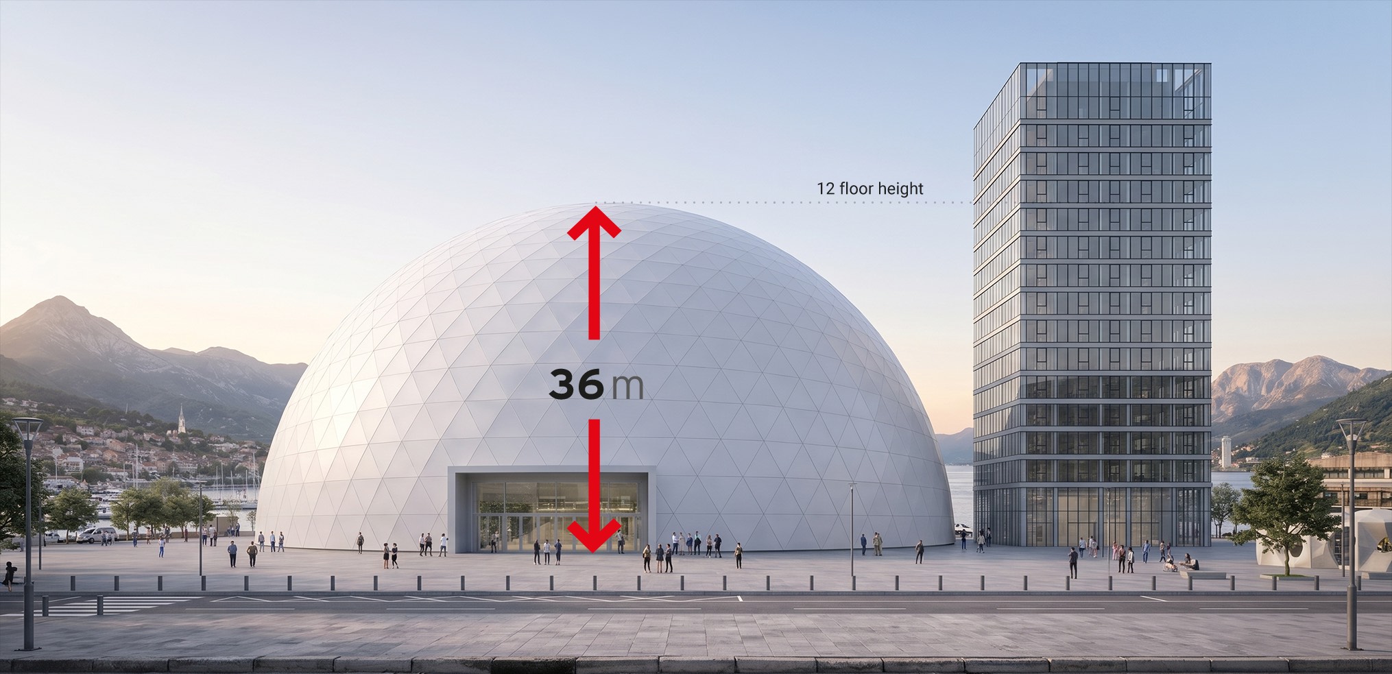 Gigadome - large geodesic structure !