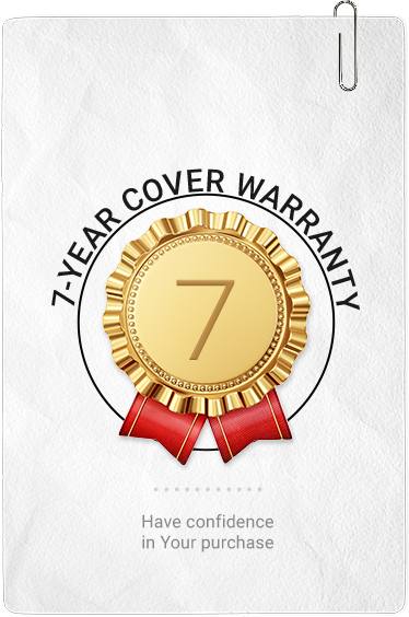 7-year cover warranty