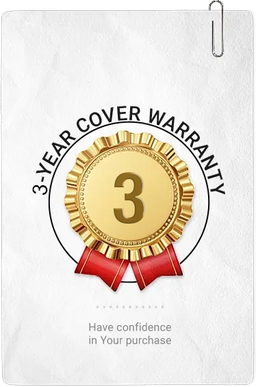 7-year cover warranty