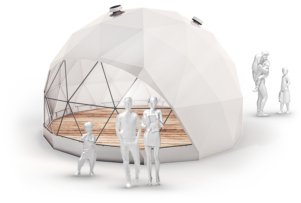 Year Round Structures Geodesic Domy by Polidomes
