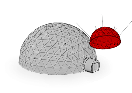 Immersyjny projekt zawieszony - obraz ilustracyjny 3D 02