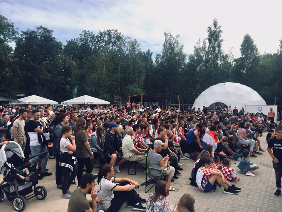 Public viewing FIFA World Cup in Tuttlingen city