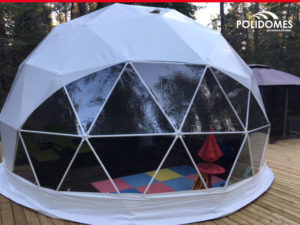 Garden dome igloo in Canada - July, 2018