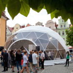 transparent geodesic dome