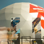 volvo ocean race geodesic dome cinema