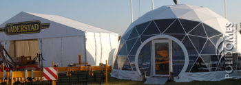 Agro show exposition dome tent