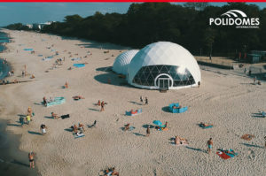 Polidomes_wedding_tent on the beach