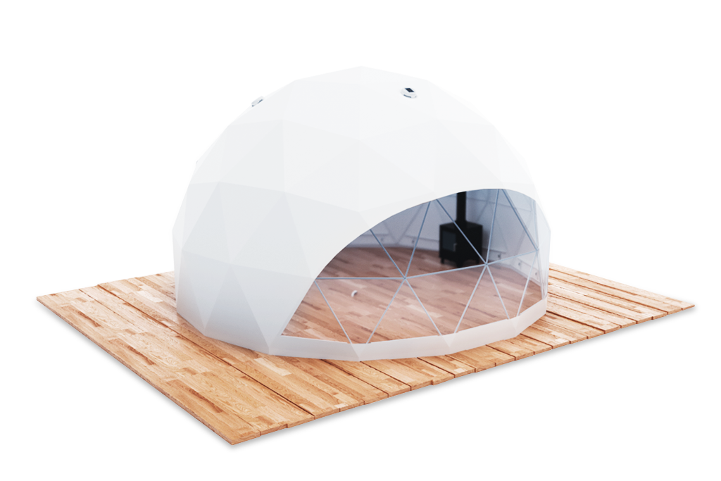 Glamping dome tent