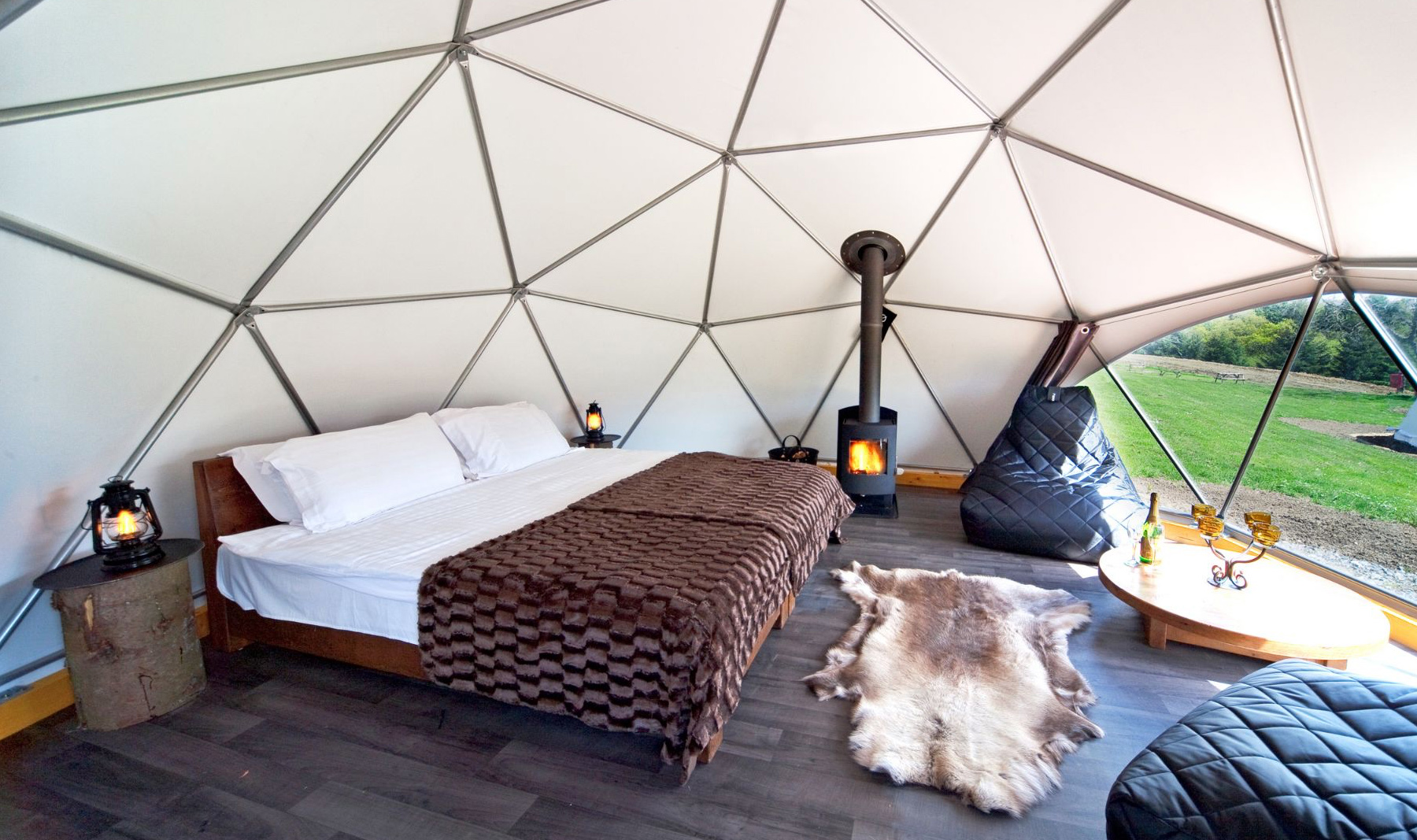 Glamping Pods Polidomes geodesic tents sales and rental.