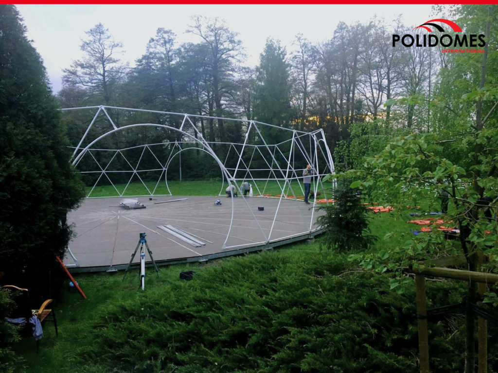 geodesic dome construction
