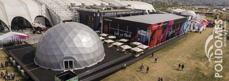 projection dome on the festival