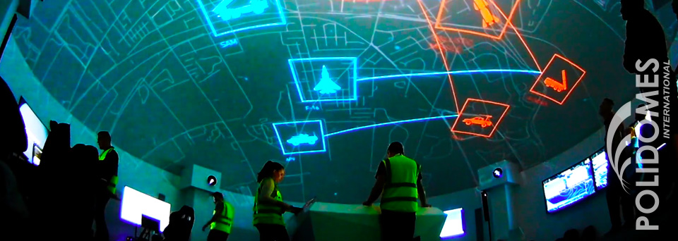 IDEX 2019 projection dome