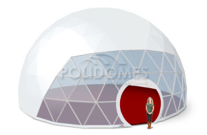 transparent geo dome tent