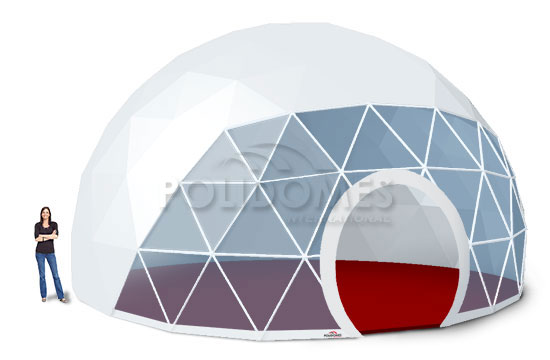 transparent geodesic dome