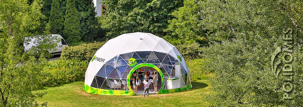 geodesic tent, booth tent for promotion